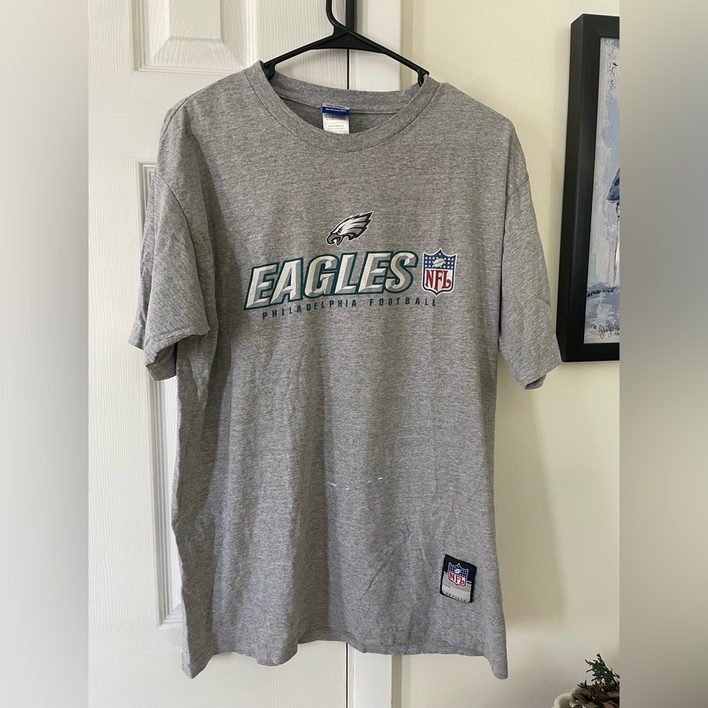 Reebok Gray NFL Men’s Philadelphia Eagles T-Shirt M